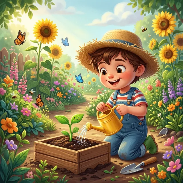 Plant Care Gardener — Little Gardener & Plant Care — Free Educational Kids Game Online