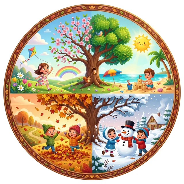 Seasons Weather Explorer — Seasons & Weather — Free Educational Kids Game Online