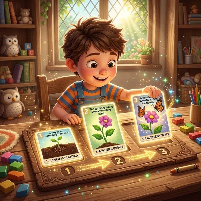 Story Order Honest — Story Sequencing — Free Educational Kids Game Online